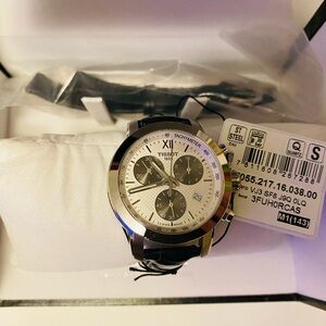 Tissot Chronograph White Dial Ladies Watch